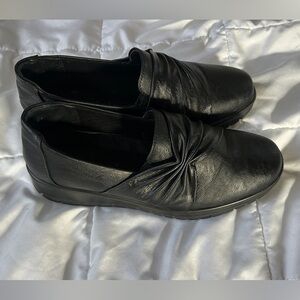 Easy Street Black Slip-On Shoes